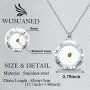 WUSUANED Mustard Seed Faith Necklace Seed Charm with Bible Verse Inscription Christian Pendant Religious Jewelry Inspirational Christian Gift for Women Girls WUSUANED Mustard Seed Faith Necklace Seed Charm with Bible Verse Inscription Christian Pendant Religious Jewelry Inspirational Christian Gift for Women Girls