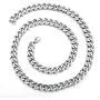Curb Cuban Chain Necklace Stainless Steel Link Necklace for Men Women 6mm to 11mm 16 Inches to 36 Inches Curb Cuban Chain Necklace Stainless Steel Link Necklace for Men Women 6mm to 11mm 16 Inches to 36 Inches