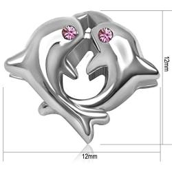 JMQJewelry Small Dolphin Love Birthstone Eyes Charms for Bracelets Mothers Grands Sister Gifts