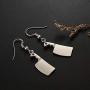 Jeni-Sely Vintage Handmade Punk Knife Style Kitchen Knife Earrings Drop Earrings Halloween Jewelry