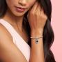 Pandora Jewelry Inspirational Stars Dangle Cubic Zirconia Charm in Sterling Silver