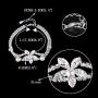 EVER FAITH Silver-Tone CZ Austrian Crystal Cream Simulated Pearl Elegant Flower Jewelry Set