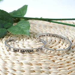 Funking Bracelet Hidden Message Bracelet -Great Friend Gifts, Friendship Jewelry, Come with Gift Box, for Birthday Holiday