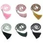Top Plaza Womens 108 Mala Prayer Beads Wrap Necklace with Long Tassel Healing Crystal Stone Necklaces Yoga Meditation Reiki Quartz Jewelry Top Plaza Womens 108 Mala Prayer Beads Wrap Necklace with Long Tassel Healing Crystal Stone Necklaces Yoga Meditation Reiki Quartz Jewelry