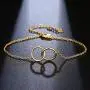 Your Always Charm Mothers Day Gifts , Mother Daughter Bracelet Set for 2,Interlocking Heart Mothers Day Jewelry Gifts from Daughter