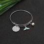 CYTING Whale Tail Bracelet My Heart As Magical As The Sea and My Soul Whale Always Be Free Whale Bracelet Sea Ocean Jewelry Whale Lover Gift