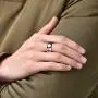 King Will Tungsten Carbide Ring 8mm Silver/Gold Wedding Band Matte Brushed Polish Finish King Will Tungsten Carbide Ring 8mm Silver/Gold Wedding Band Matte Brushed Polish Finish