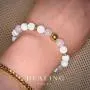 Rose Quartz Bracelet for Women, Authentic Rose Quartz Crystal + White Jade + White Howlite + Hematite Anti Anxiety Bracelet for Women, Natural Energy Healing Crystal Love Attraction Bracelet Rose Quartz Bracelet for Women, Authentic Rose Quartz Crystal + White Jade + White Howlite + Hematite Anti Anxiety Bracelet for Women, Natural Energy Healing Crystal Love Attraction Bracelet