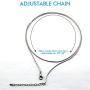 Lademayh Bar Necklace Engraved Inspirational Word Necklaces for Women, Stainless Steel Vertical Personalized Necklace with 20''+2'' Chain