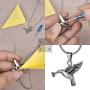 FCZDQ Ashes Necklace Infinite Love Urn Pendant Memorial Keepsake Cremation Jewelry