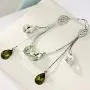 Neoglory Jewelry Mothers Day Gift Teardrop Crystal Three Colors Drop Earrings 3.14'' embellished with Crystals from Swarovski Neoglory Jewelry Mothers Day Gift Teardrop Crystal Three Colors Drop Earrings 3.14'' embellished with Crystals from Swarovski