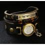 Lost Tribe Designs Deuteronomy 6:5 Bracelet - Adjustable Black Leather Cuff Bracelet with Jewish Hebrew Blessings