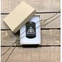 Illuminati Custom Engraved Pendant Charm with Necklace Keychain Jewelry or Bags