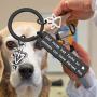 CENWA Veterinarian Gift Vet Tech Appreciation Gift Medical Veterinarian Caduceus KeychainI God Made Vet Techs So Animals Can Have Heroes Too Veterinary Medicine Graduation Gift