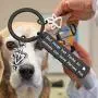 CENWA Veterinarian Gift Vet Tech Appreciation Gift Medical Veterinarian Caduceus KeychainI God Made Vet Techs So Animals Can Have Heroes Too Veterinary Medicine Graduation Gift