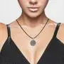 Aniu Compass Necklace Gift for Women/Girls/Wife, S925 Sterling Silver Pendant''Compass of Life'' Valentines Day Jewelry Gifts with Leather Rope length 18inch (46cm)