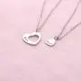 AKTAP Gift for Aunt Necklace Auntie And Niece Love Heart Pendant Necklace Gifts for Aunt from Niece Nephew