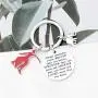 WSNANG Delta Sigma Theta Sorority Gift Finer 1913 Keychain Greek Sorority Jewelry Sisterhood Gift You are Braver Stronger Smarter Than You Think Keychain