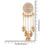Aheli Dangle Earrings with Tassel Faux Kundan Embellishment Indian Fashion Ethnic Wedding Party Bollywood Jewelry for Women