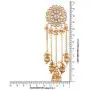 Aheli Dangle Earrings with Tassel Faux Kundan Embellishment Indian Fashion Ethnic Wedding Party Bollywood Jewelry for Women