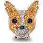 NINAQUEEN Chihuahua Bolt Bracelets Charms for Bracelet 925 Sterling Silver Charm Rose-Gold Plated Puppy Dog Charms Animal Bead with 5A Cubic Zirconia NINAQUEEN Chihuahua Bolt Bracelets Charms for Bracelet 925 Sterling Silver Charm Rose-Gold Plated Puppy Dog Charms Animal Bead with 5A Cubic Zirconia