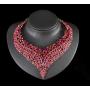 LAN PALACE Four Colors Trendy Bridal Jewelry Necklace and Earrings Crystal Jewelry Sets with Gift Box