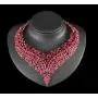LAN PALACE Four Colors Trendy Bridal Jewelry Necklace and Earrings Crystal Jewelry Sets with Gift Box