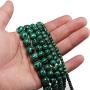 SIMECO JEWELRY Malachite Crystal Green Beads Bracelet The Anti-Anxiety Bracelet Adjustable Elasticity Brings Luck Wealth Handmade Bracelet 7.5 inch (8 mm Bead)