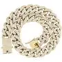 GOLD IDEA JEWELRY 18mm luxury Iced Out Cubic Zirconia 14k/18k/White Gold/Rose gold Miami Cuban Link Chain for Men Necklace or Bracelet GOLD IDEA JEWELRY 18mm luxury Iced Out Cubic Zirconia 14k/18k/White Gold/Rose gold Miami Cuban Link Chain for Men Necklace or Bracelet