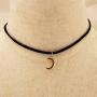 Yean Star Moon Choker Necklace Sun Pendant Necklaces Gold Layered Jewelry for Women and Girls(Pack of 3)