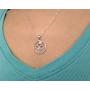 EFYTAL Mom Gifts, 925 Sterling Silver Heart with CZ Necklace for Mother & Daughter, Mom Necklaces for Women, Best Birthday Gift Ideas, Pendant Mothers Jewelry For Her, Mothers Day