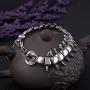 Womens Punk Centipede Stainless Steel Bracelet for Women Bracelets & Bangles Charms Bracelets Men Pulseira Jewelry Gift