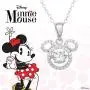 Disney Mickey Mouse or Minnie Mouse Jewelry Sterling Silver Dancing Cubic Zirconia Pendant Necklace Disney Mickey Mouse or Minnie Mouse Jewelry Sterling Silver Dancing Cubic Zirconia Pendant Necklace