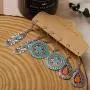 YEEZII 45 Pairs Vintage Hollow Drop Dangle Earrings Set Women Bohemian Earrings Dangler with Sun Flower Tassel Jewelry for Gifts