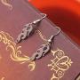 Unisex Harajuku Flame Earings Stainless Steel Punk Rock Women Men Hip Hop Drop Earrings