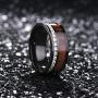 King Will Classic 6mm/8mm Titanium Stainless Steel Ring Wedding Band for Men Women Engagement Ring Comfort Fit