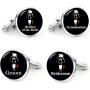 Kooer Classic Stylish Star Cuff Links Personalized Wedding Cufflinks Gift for Men