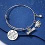 AZORA Graduation Gift Jewelry 2021 She Believed She Could So She Did Inspirational Charm Bracelet High School College Graduate Gifts for Her Senior Daughter Teens