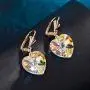 Swarovski Crystal Heart Drop Leverback Earrings for Women Fashion Dangle Earring 14K Rose Gold Plated Hypoallergenic Jewelry Swarovski Crystal Heart Drop Leverback Earrings for Women Fashion Dangle Earring 14K Rose Gold Plated Hypoallergenic Jewelry