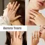 Aurora Tears Music/Knot Rings Women 925 Sterling Silver Music/Celetic Earrings Crystal Fashion Jewelry Aurora Tears Music/Knot Rings Women 925 Sterling Silver Music/Celetic Earrings Crystal Fashion Jewelry