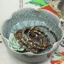 Keleny 4mm Natural Round Beads Gemstones Rock Crystal Stretch Bracelet 7 Inch Unisex