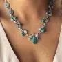 Relbcy Boho Turquoise Necklaces Summer Beach Necklace Chain Fashion Jewelry Accessories for Women and Girls Relbcy Boho Turquoise Necklaces Summer Beach Necklace Chain Fashion Jewelry Accessories for Women and Girls