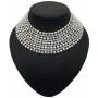 MANILAI Chunky Metal Statement Necklace For Women Neck Bib Collar Choker Necklace Maxi Jewelry MANILAI Chunky Metal Statement Necklace For Women Neck Bib Collar Choker Necklace Maxi Jewelry