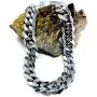9MM Gold Cuban Chain for Men, Women with up to 22X More Real 14k White Gold Plating Than Other Fashion Jewelry Hip hop - Free Lifetime Replacement Guarantee 9MM Gold Cuban Chain for Men, Women with up to 22X More Real 14k White Gold Plating Than Other Fashion Jewelry Hip hop - Free Lifetime Replacement Guarantee
