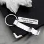 I Love You More Than You Love Beer Keychain Beer Charm Jewelry Gift for Boyfriend Husband(Love Beer KR)