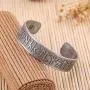 VASSAGO Vintage Norse Viking Runes Cuff Healthcare Magnetic Therapy Bracelet Gift Jewelry for Men Women