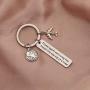 AKTAP Travel Agent Gift Travel Agent Keychain Travel Agent Surviving The Travel Life One Sip at Time Appreciation Jewelry Thank You Gift for Travel Agent