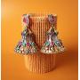 Aheli Indian Bohemian Oxidized Finish Dangle Earrings Indian Ethnic Wedding Fashion Jewelry for Women Girls