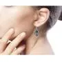 NOVICA Peridot Green Reconstituted Turquoise .925 Sterling Silver Dangle Earrings Green Elegance NOVICA Peridot Green Reconstituted Turquoise .925 Sterling Silver Dangle Earrings Green Elegance