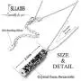 Sllaiss 925 Sterling Silver Necklace Swarovski Crystal Vertical Bar Pendant Necklace for Women Black Crystal Necklace Gift for Her Y Necklace Sllaiss 925 Sterling Silver Necklace Swarovski Crystal Vertical Bar Pendant Necklace for Women Black Crystal Necklace Gift for Her Y Necklace